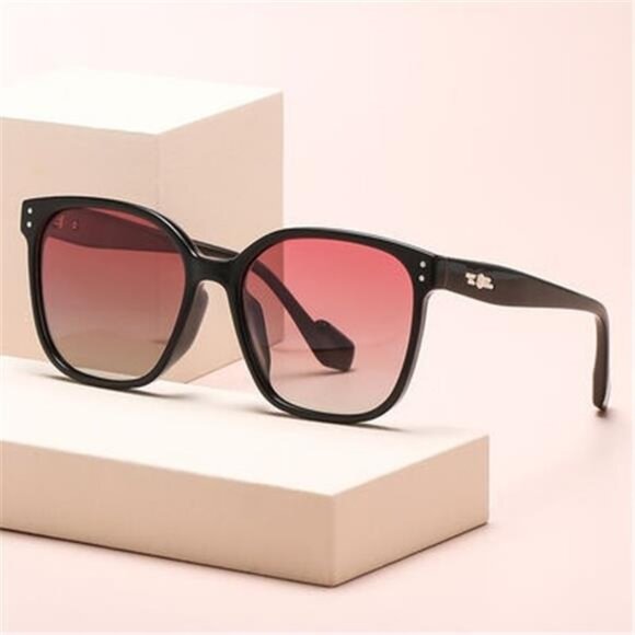 Oversized Gradient Lens Sunglasses